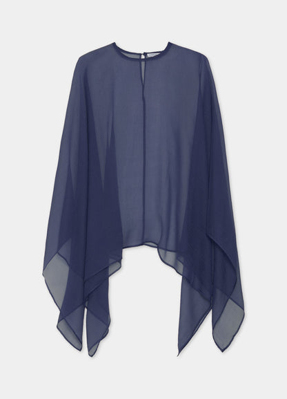 Isolda Natural Silk Cape