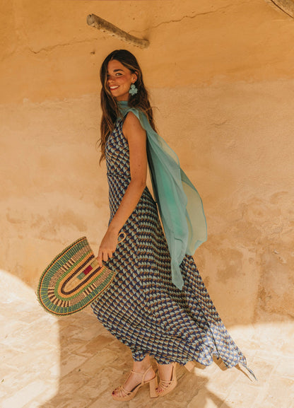 Isolda Natural Silk Cape