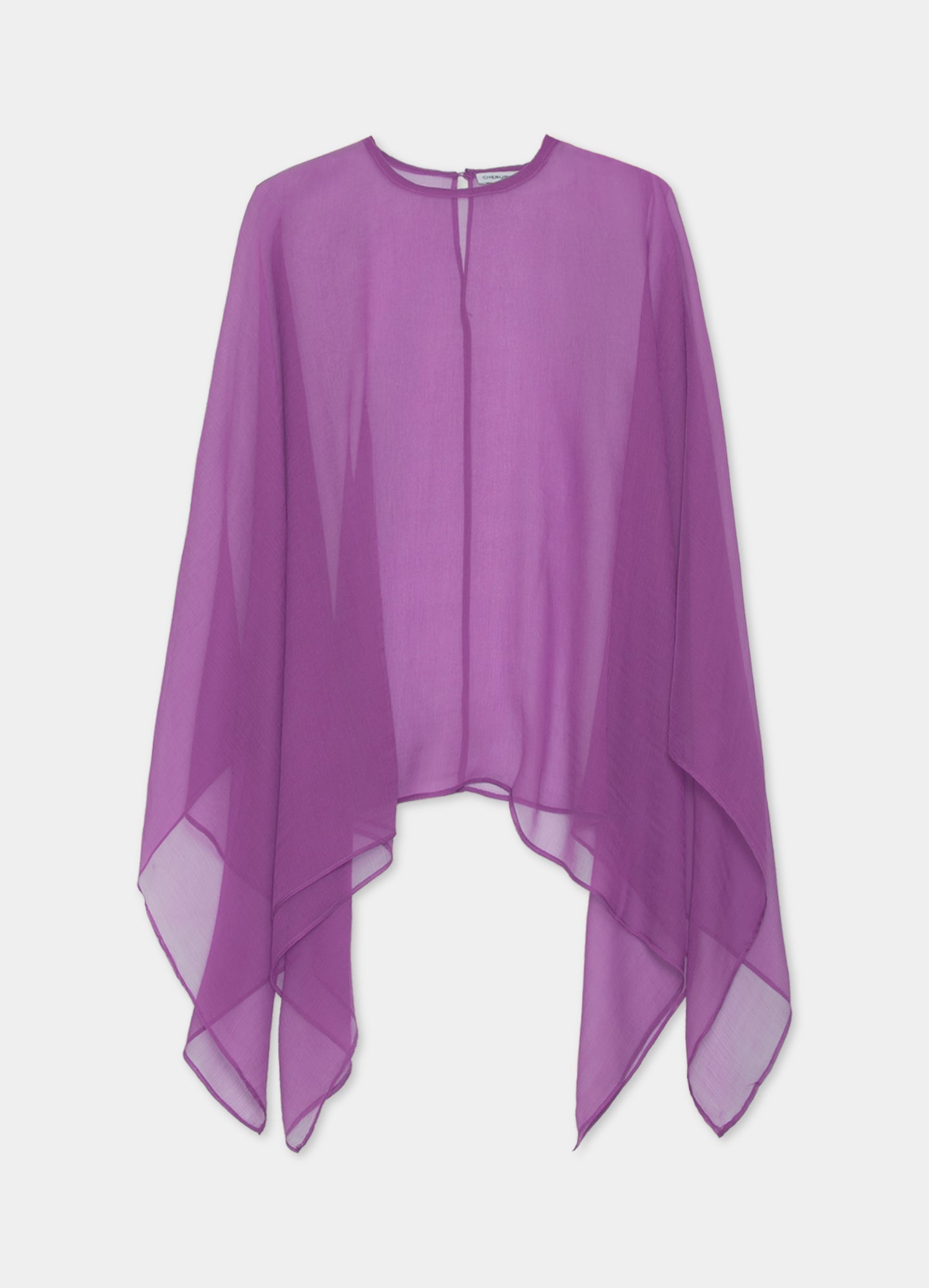 Isolda Natural Silk Cape